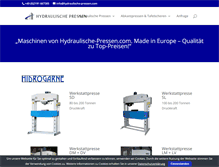 Tablet Screenshot of hydraulische-pressen.com